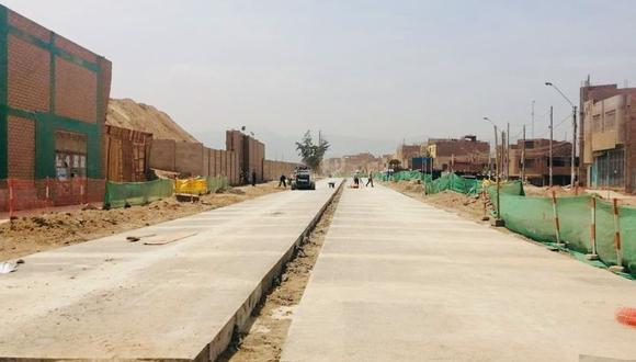 Las obras en la avenida Las Torres beneficiarán a más de 275 mil vecinos de Lima Este. (Foto: MML)