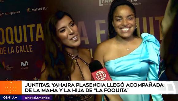 Yahaira Plasencia demostró que tiene una excelente relación con la hija de Jefferson Farfán. (Foto: Captura de video)