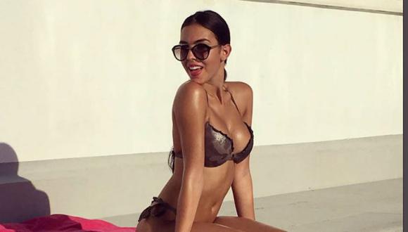 Georgina Rodríguez impactó redes con sexy foto en el gimnasio