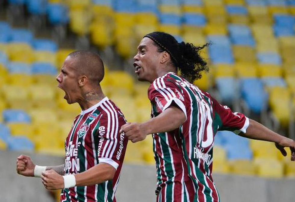 Ronaldinho y su debut a lo grande con el Fluminense en el Maracaná [GALERÍA] 