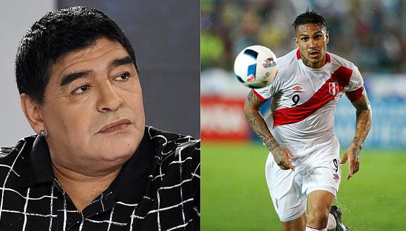 Maradona analizó por qué Gareca hizo suplente a Guerrero ante Dinamarca