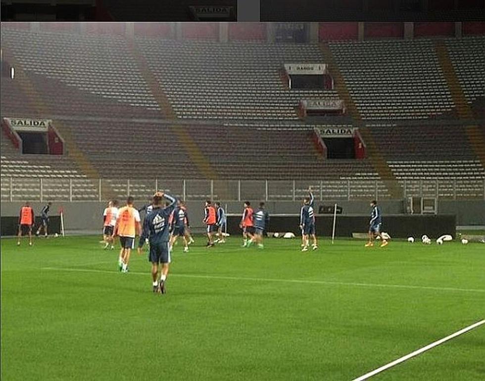 Selección argentina: Así fue el reconocimiento en el estadio Nacional [GALERÍA]