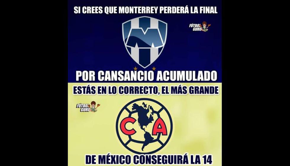 Los memes que calientan el América vs. Monterrey por la final de ida del Apertura de Liga MX. (Foto: Facebook)