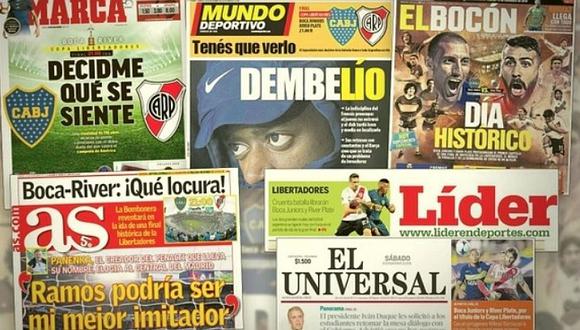 Boca vs River: así informó la prensa mundial sobre final de Copa Libertadores