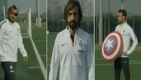 Jugadores de la Juventus se convirtieron en Los Vengadores [VIDEO]