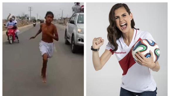 Periodista Talía Azcárate quedó conmovida con el caso del niño tumbesino.