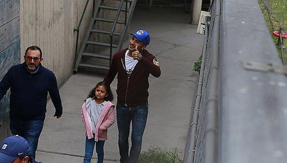 Paolo Guerrero asistió a presentación musical para ver a su hija Naela