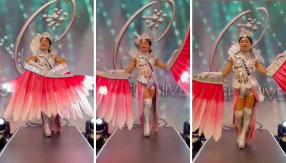 Dayanita se mostró muy contenta por la final que tuvo el "Miss Chuniverso", sketch donde imitaron la presentación de Janick Maceta en el Miss Universo. (Foto: Instagram @dayanita_show / @janickmaceta).