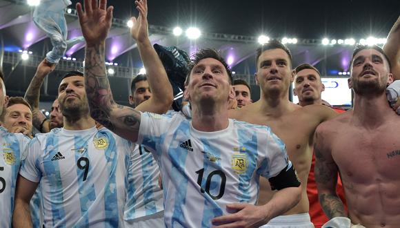 Argentina se coronó campeón de la Copa América 2021 tras vencer 1-0 a Brasil con gol de Di María | Foto: AFP