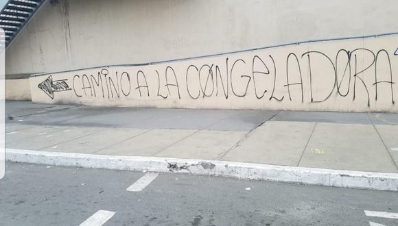 Universitario vs. Alianza Lima: cremas y blanquiazules dejan pintas en las calles a poco del clásico | FOTOS