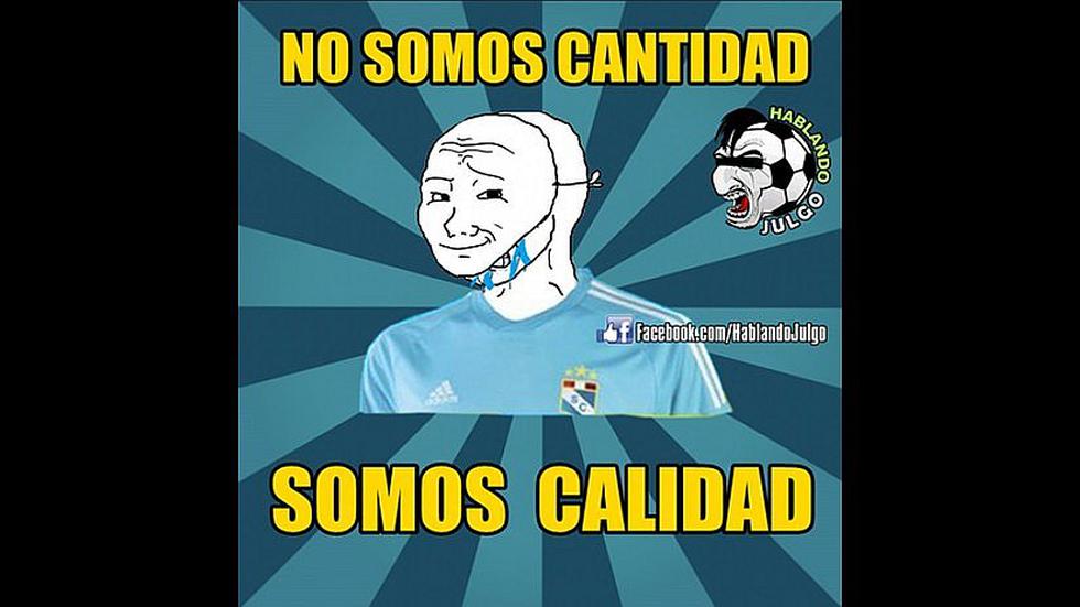 Sporting Cristal no se salvó de los memes tras victoria ante UTC