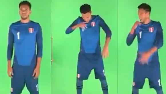 Pedro Gallese improvisó baile en la producción oficial de la FIFA