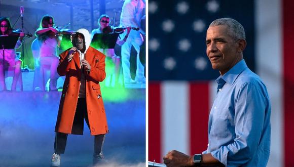 Barack Obama compartió una canción de Bad Bunny en sus temas favoritos del 2020. (Foto: Alex Edelman / Valerie Macon / AFP)