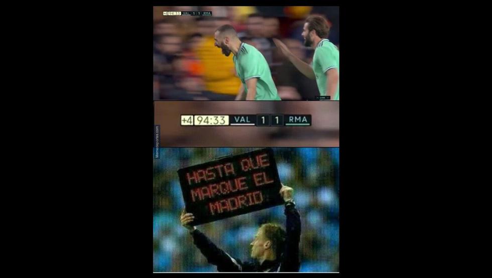 Los mejores memes del Real Madrid-Valencia por la jornada 17 de LaLiga Santander. (Facebook)