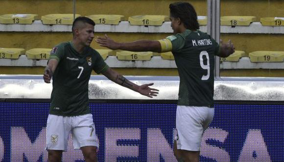 Bolivia es octava de las Eliminatorias Qatar 2022, con 15 puntos. (Foto: AFP)