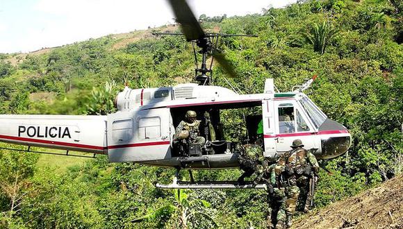 Buscan helicóptero de la Policía Nacional con tripulantes desaparecidos. (Foto referencial)