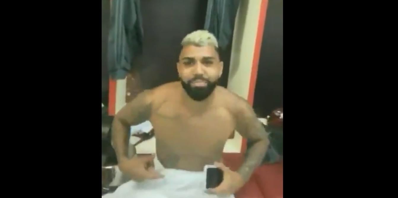Flamengo campeón de la Copa Libertadores | El baile de Gabigol en el vestuario del Monumental | VIDEO