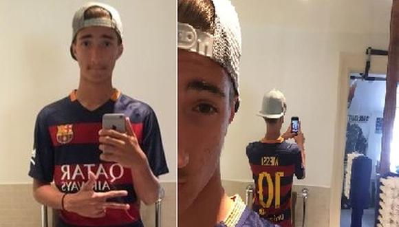 Hijo de José Mourinho es hincha del Barcelona y Lionel Messi [FOTO]