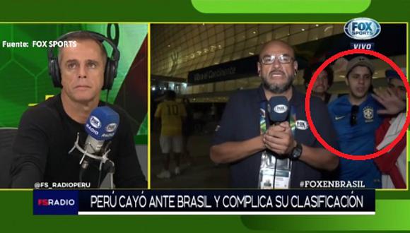 Fox Sports Radio Perú | Hinchas brasileños se burlan en vivo tras goleada ante Perú | VIDEO