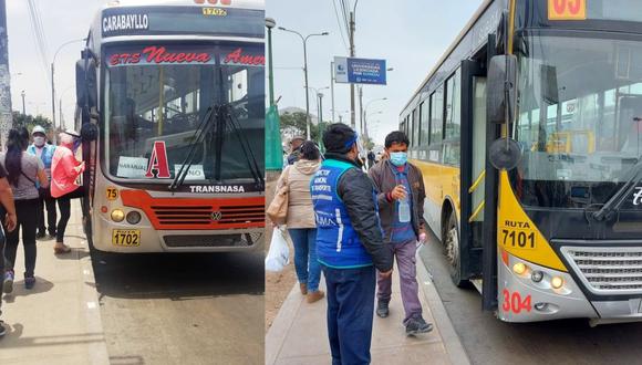 Las empresas de transporte público aumentaron la cantidad de unidades para atender a los usuarios del Metropolitano. (Foto: ATU)