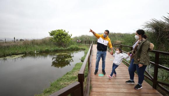 Los Pantanos de Villa podrá ser visitado por vecinos de cuatro distritos de Lima de forma gratuita cada último domingo de cada mes. (Foto: MML)