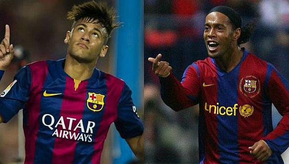 Ronaldinho: Neymar no tardará en ser el mejor del mundo