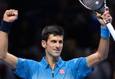 Novak Djokovic logra el Masters de Londres tras vencer a Roger Federer 