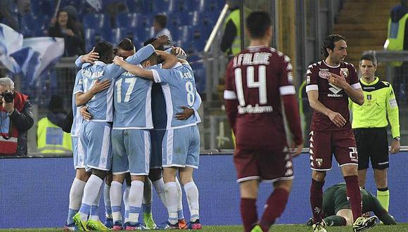 Serie A:  Lazio gana 3-1 al Torino y recupera el cuarto puesto [VIDEO]