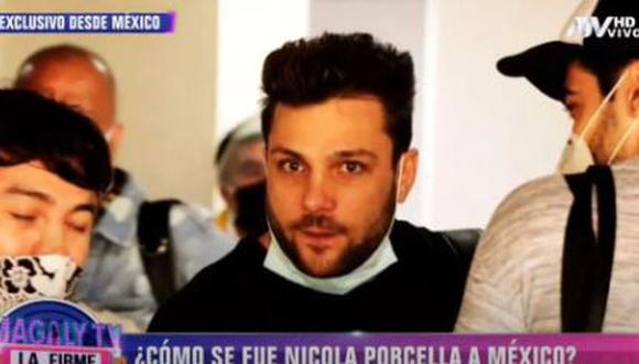 Nicolla Porcella no pudo explicar cómo salió del Perú para llegar a programa concurso en México | VIDEO