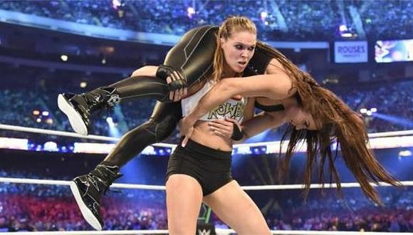 Ronda Rousey tuvo un espectacular estreno en Wrestlemania 34