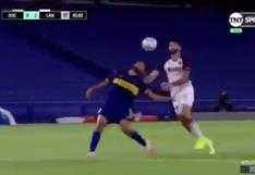 Carlos Zambrano y el terrible error en defensa para el 0-2 de Lanús en la Bombonera