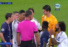 Real Madrid vs. PSG EN VIVO | Courtois fue expulsado tras claro penal contra Icardi, pero el VAR anuló todo | VIDEO