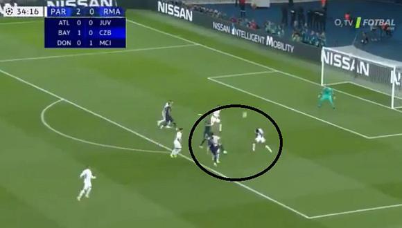 PSG vs. Real Madrid: Bale marcó un alucinante golazo pero el VAR se lo anuló tras tonta mano | VIDEO