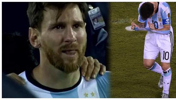 Messi tras perder final con Chile "lloraba como un nene"