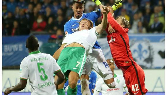 Claudio Pizarro: Werder Bremen cayó 2-1 frente al Darmstadt 98 por la Bundesliga