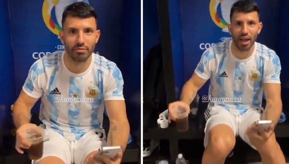 Argentina se coronó campeona de la Copa América 2021 y así lo celebró Sergio Agüero