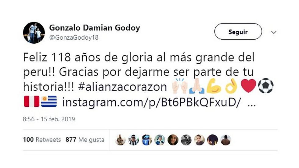 Jugadores y exjugadores de Alianza enviaron emotivos saludos por aniversario