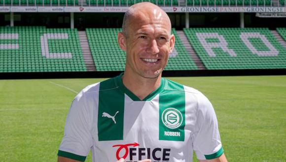 Arjen Robben no estará en el primer entrenamiento del FC Groningen. (Foto: FC Groningen)