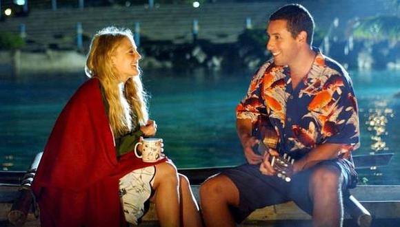 Adam Sandler y Drew Barrymore protagonizaron la película “Como si fuera la primera vez” en 2004. (Foto: Columbia Pictures)