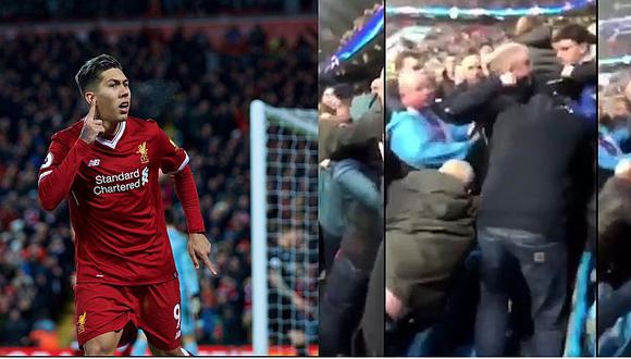Fan del Liverpool recibe brutal golpiza por festejar triunfo [VIDEO]