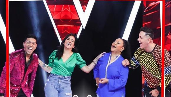 Christian Yaipén, Daniela Darcourt, Joey Montana y Eva Ayllón abrieron la pista bailando y cantante sus temas. (Foto: Composición de Instagram).