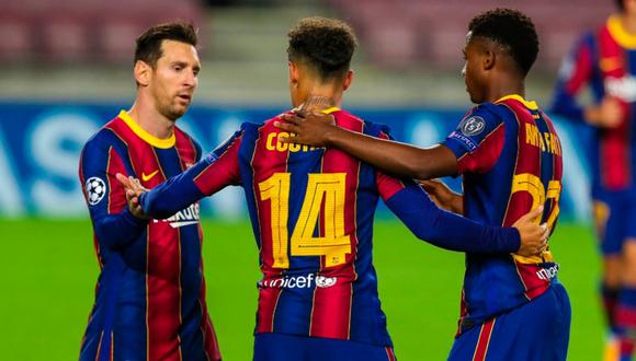 Con gol de Lionel Messi, Barcelona goleó a Ferencváros por la fecha 1 de la Champions League. FOTO: Barcelona