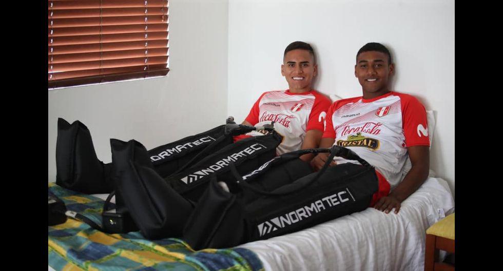 La selección peruana realizó trabajos regenerativos tras victoria sobre Paraguay. (Foto: Selección Peruana)