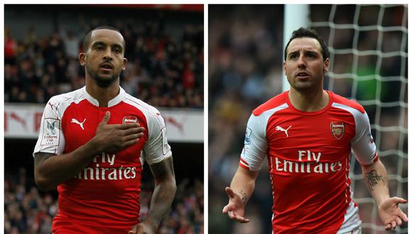 Arsenal renueva a Santi Cazorla y Theo Walcott