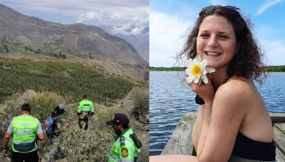 Natasha Crombrugghe desapareció en Arequipa. (Foto: composición GEC)