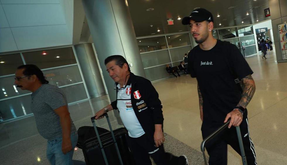 Cristian Benavente, Miguel Trauco, Sergio Peña y Renato Tapia llegaron a Estados Unidos. (Foto: Daniel Apuy - GEC)