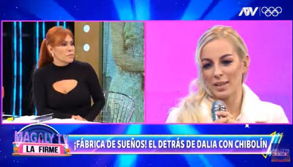 Dalia Durán en el programa "Magaly TV: La Firme". (Foto: Captura ATV).