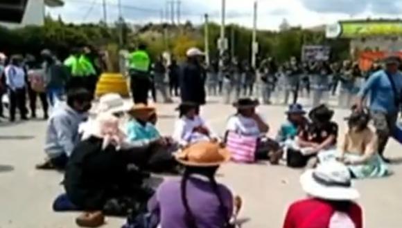 Esta es la situación en el tercer día de paro en Junín. Foto: TV Perú Noticias