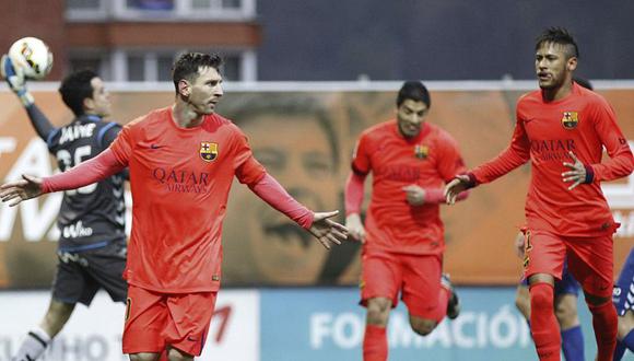 Barcelona venció al Eibar con doblete de Lionel Messi y lidera Liga española [VIDEO]