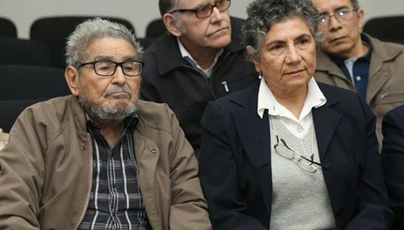 Abimael Guzmán y su esposa Elena Iparraguirre cumplían cada cadena perpetua. (GEC)